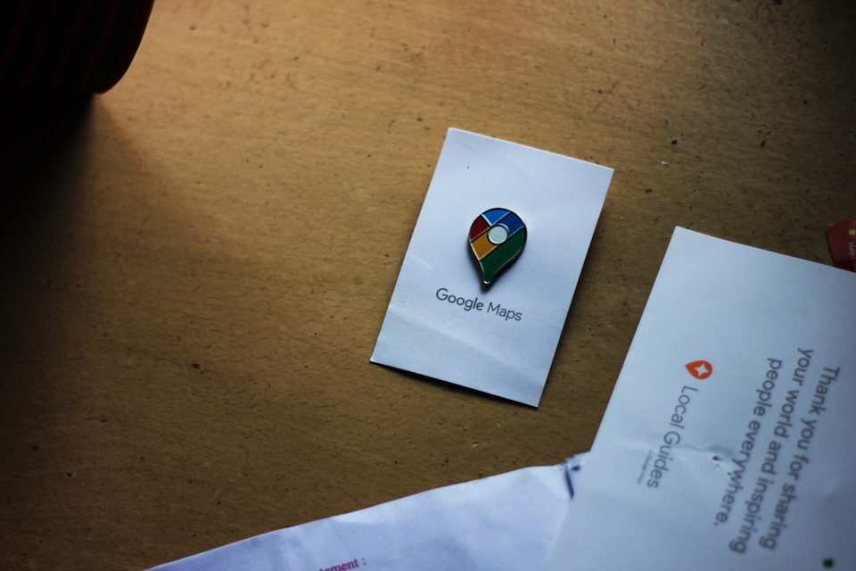 Google Maps pin representing Google Business Profile and map visibility